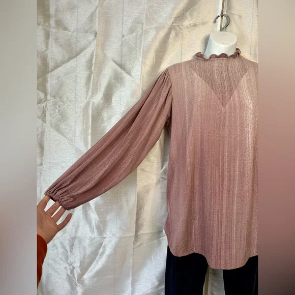 Lularoe Clara Smock Blouse - Picture 2 of 9